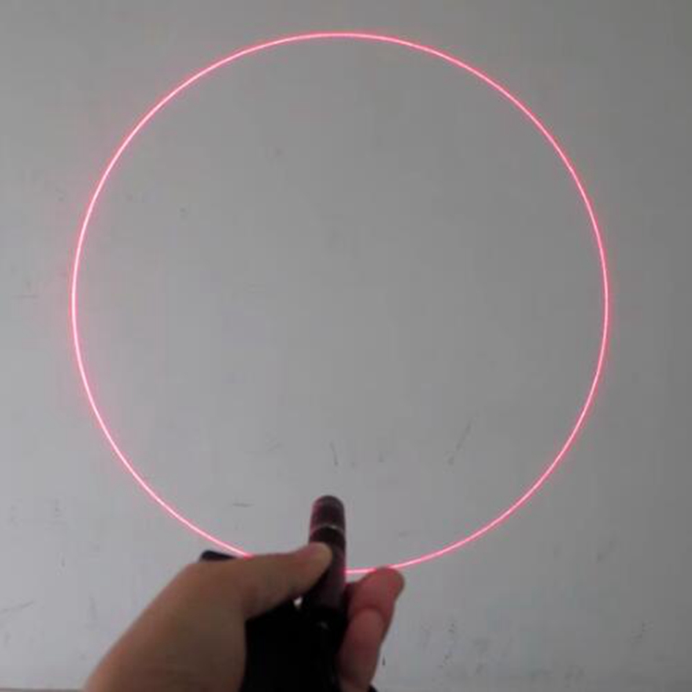 Red green and blue 90°large circle laser positioning light hollow circle laser light laser module to draw a circle